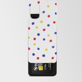Polka Dot Pattern (blue/red/yellow) Android Card Case