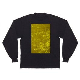 Mustard yellow velvet texture Long Sleeve T-shirt