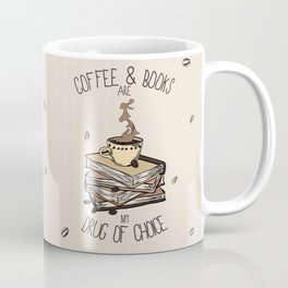 Coffee And Books Coffee Mug | Booknerd, Bookworm, Illustration, Ya, Bookish, Books, Reader, Coffee, Youngadult, Caffeine 