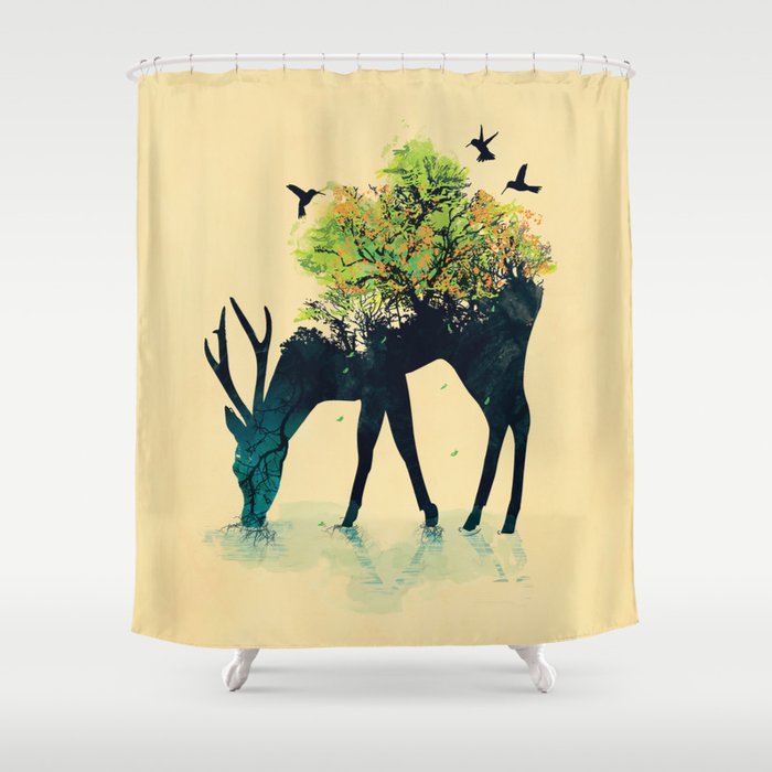Watering (A Life Into Itself) Shower Curtain
