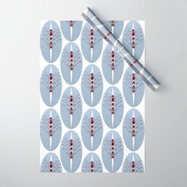 Rowing Quads Wrapping Paper