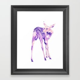 Purple Kudu Framed Art Print