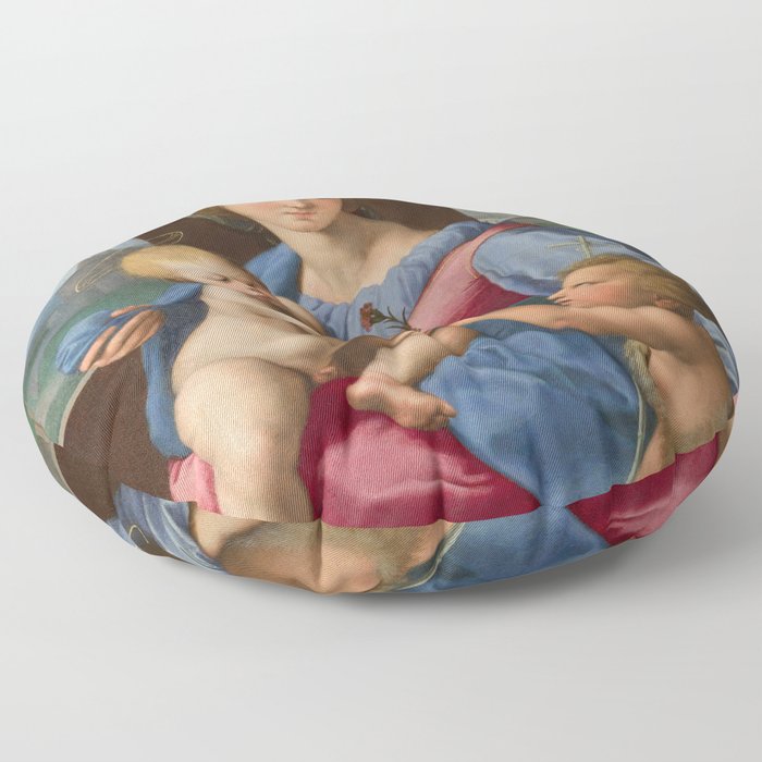 Raffaello Sanzio da Urbino "Aldobrandini Madonna", circa 1510 Floor Pillow