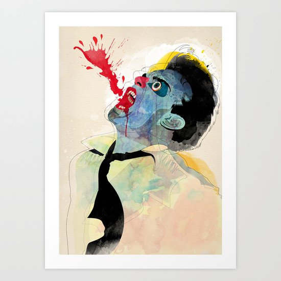 fountain v2 Art Print