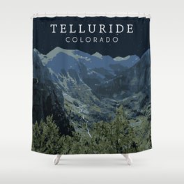 Telluride Colorado Print Shower Curtain