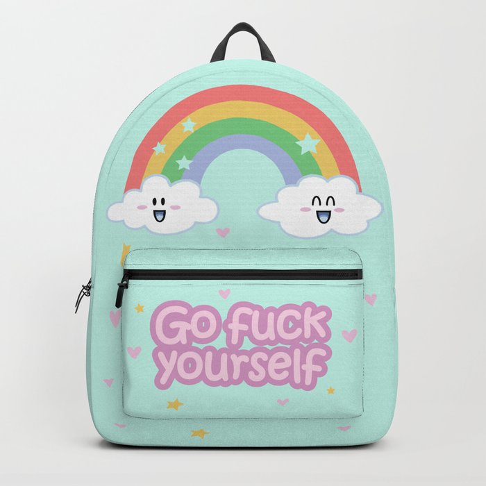 Go Fuck Yourself ;) (mint) Backpack