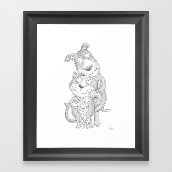 Home Life Framed Art Print