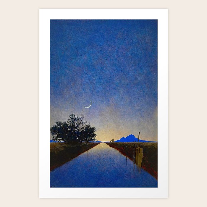 Hot Springs, Yavapai, Arizona landscape painting by Maxfield