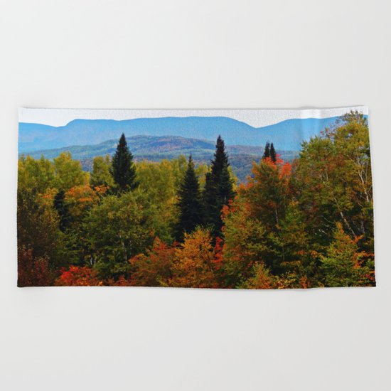 Mont Albert From Afar Beach Towel