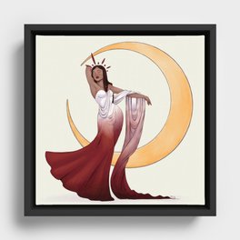 Hecate - Blood Moon Framed Canvas