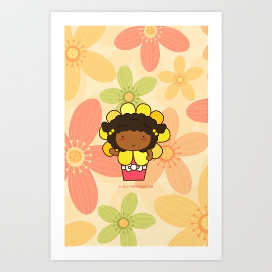 Flower in a Pot Art Print