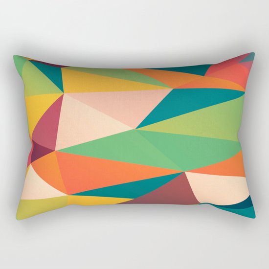 Geometric XIII Rectangular Pillow