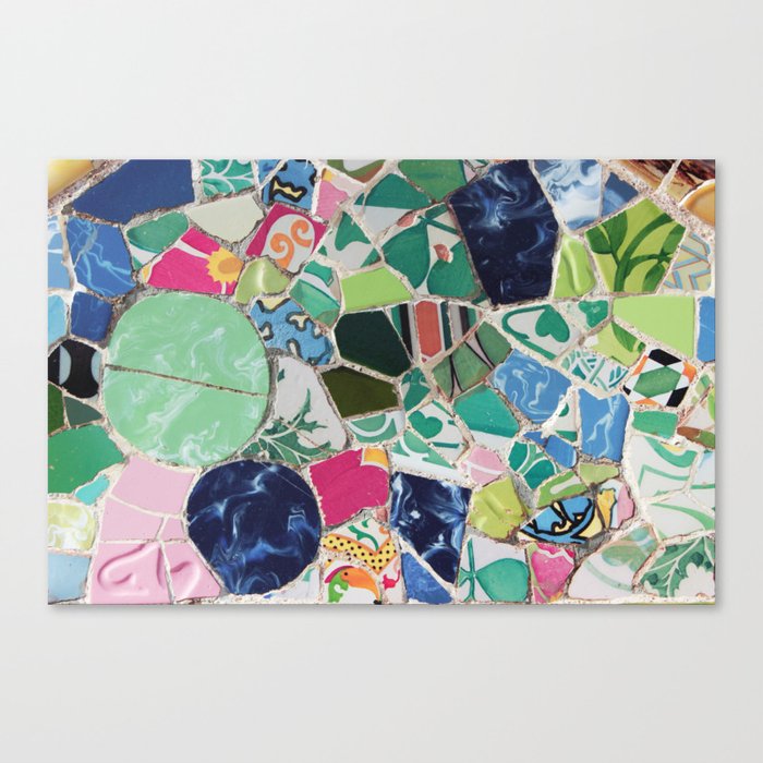Tiling with pattern 6 Canvas Print