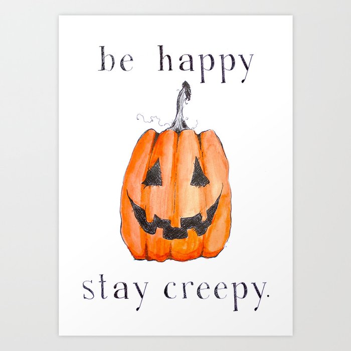 be happy Art Print