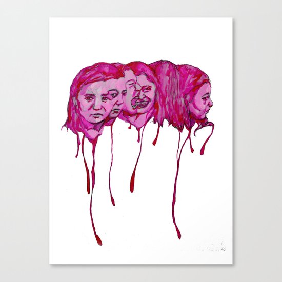 Mixed Emotions Canvas Print