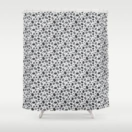 A Pebble Path Pattern Shower Curtain