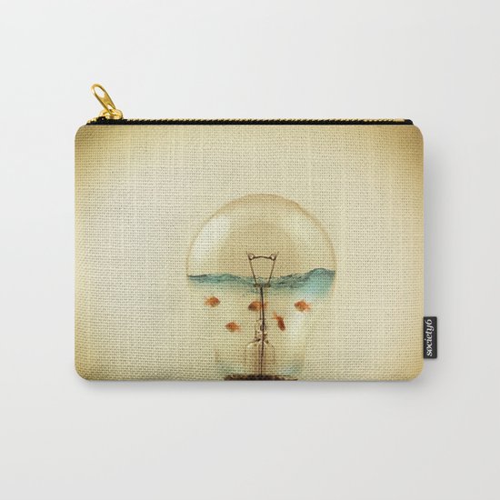 gold fish globe Carry-All Pouch
