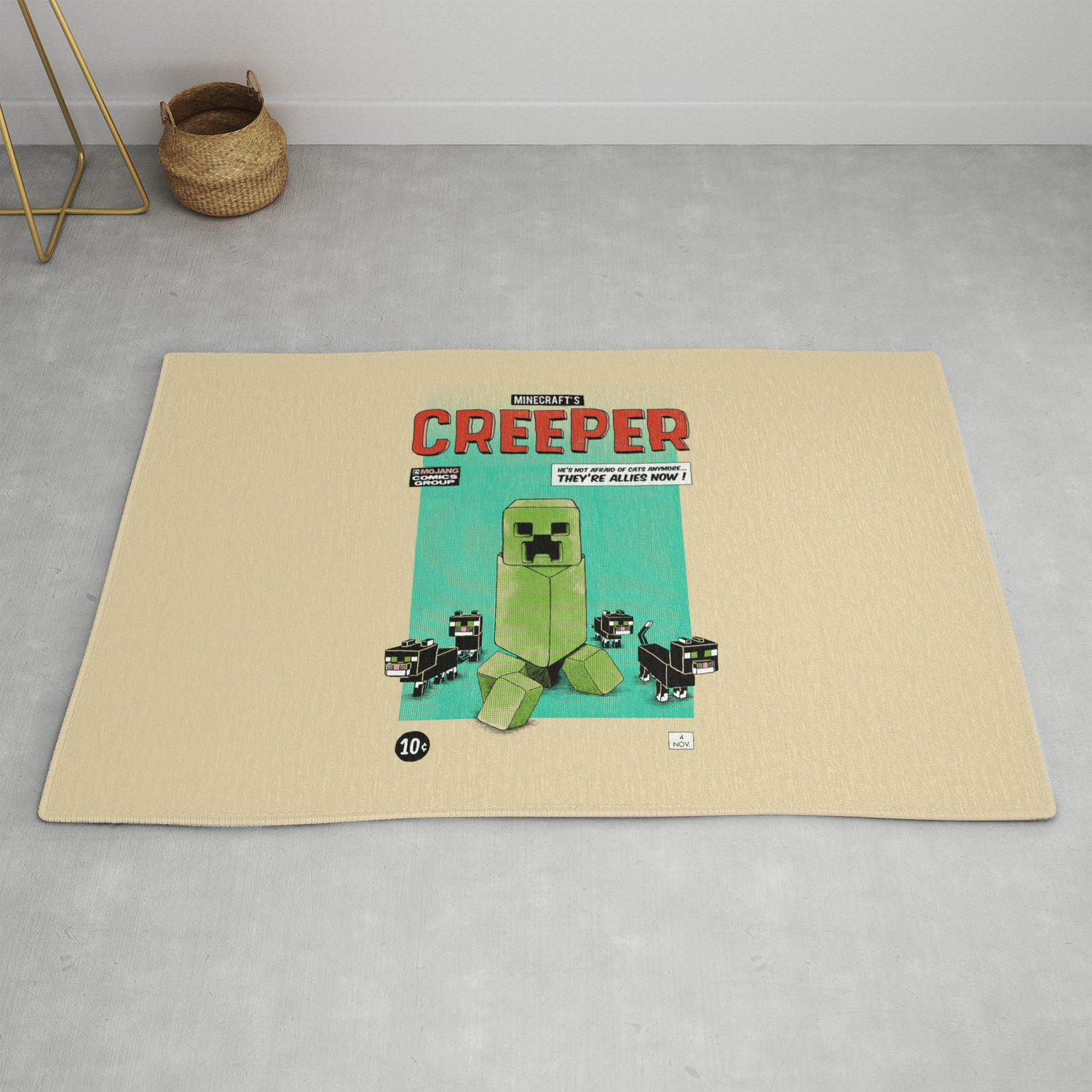 Creeper Rug By Speakerine Society6
