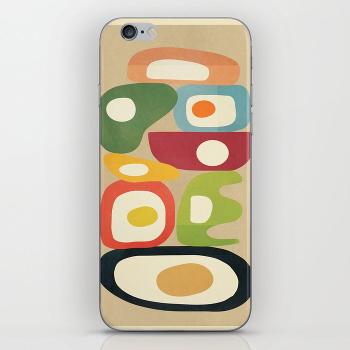 Mid-Century Abstract Balance 03 iPhone Skin