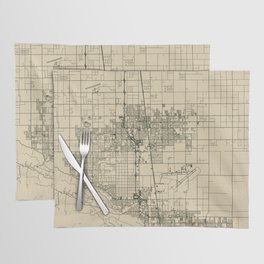 Lancaster, USA - Vintage City Map - United States of America Placemat
