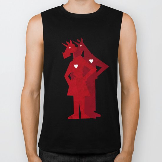 My Heart Skips a Beat Biker Tank
