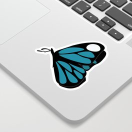 Butterfly J Sticker