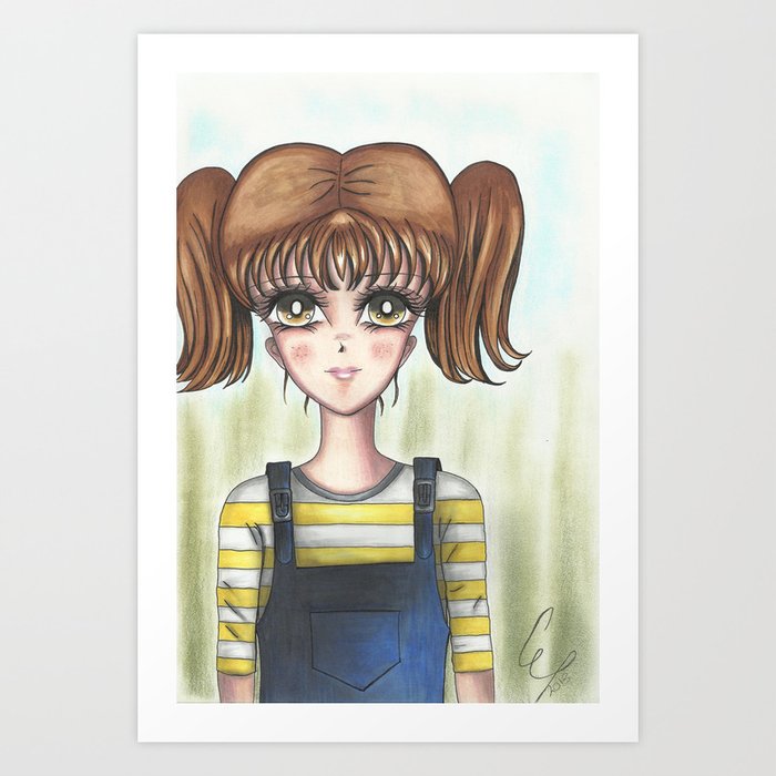 Farm Girl Art Print