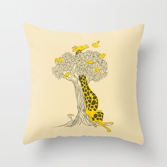 Friends in High Places Throw Pillow
