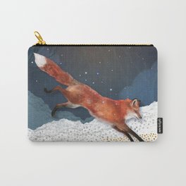 Fox And Moon Carry-All Pouch