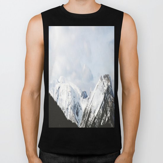 Splice through the clouds Biker Tank
