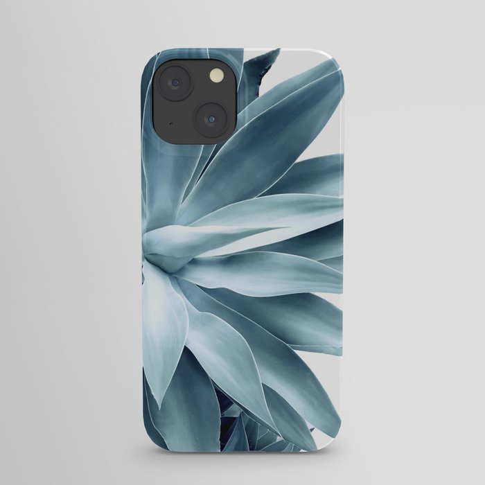 Bursting into life - teal iPhone Case