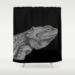 Bearded Dragon Shower Curtain