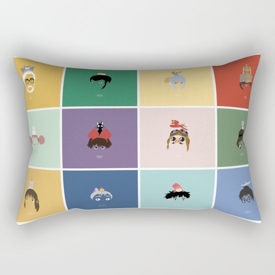 Miyazaki's world. Rectangular Pillow