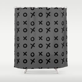 Tic Tac Toe Strategy Games Kids Noughts Crosses
 Shower Curtain