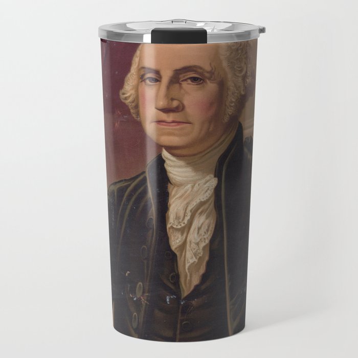 Vintage Portrait of George Washington (1876) Travel Mug