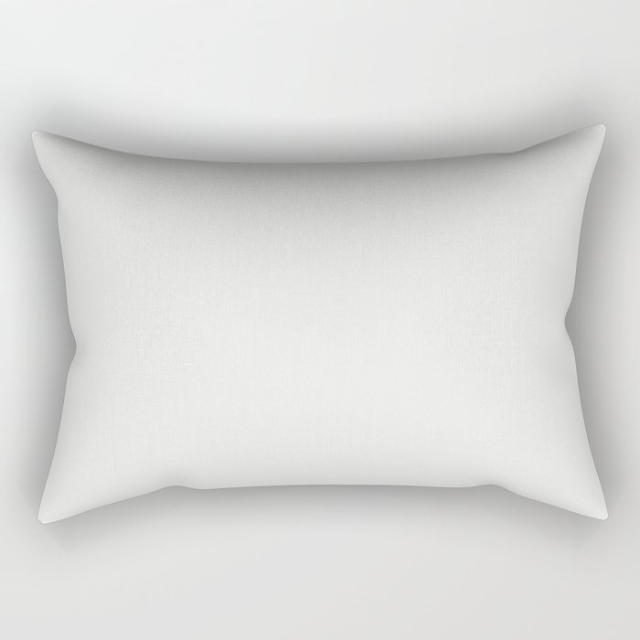 White & Snowy Rectangular Pillow