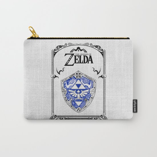 Zelda legend - Hylian shield Carry-All Pouch