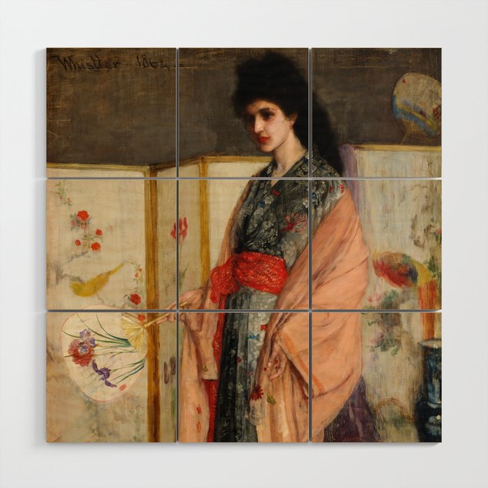 The Princess from the Land of Porcelain, 1863-1865 by James McNeill Whistler Wood Wall Art