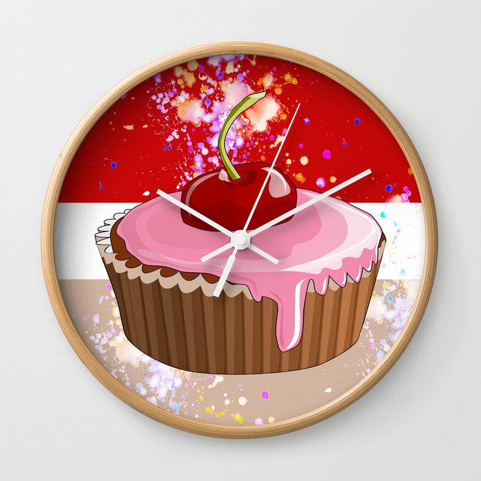 Cupcake-1 Wall Clock
