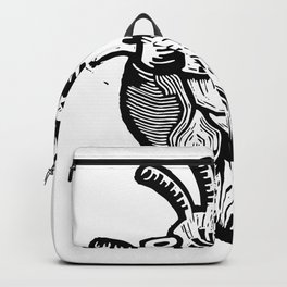 Corazonada Backpack | Pop Art, Graphite, Illustration, Art, Stencil, Linocut, Prints, Grabado, Black And White, Heart 