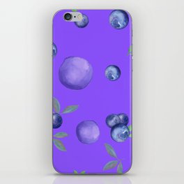 Purple Bubbles iPhone Skin