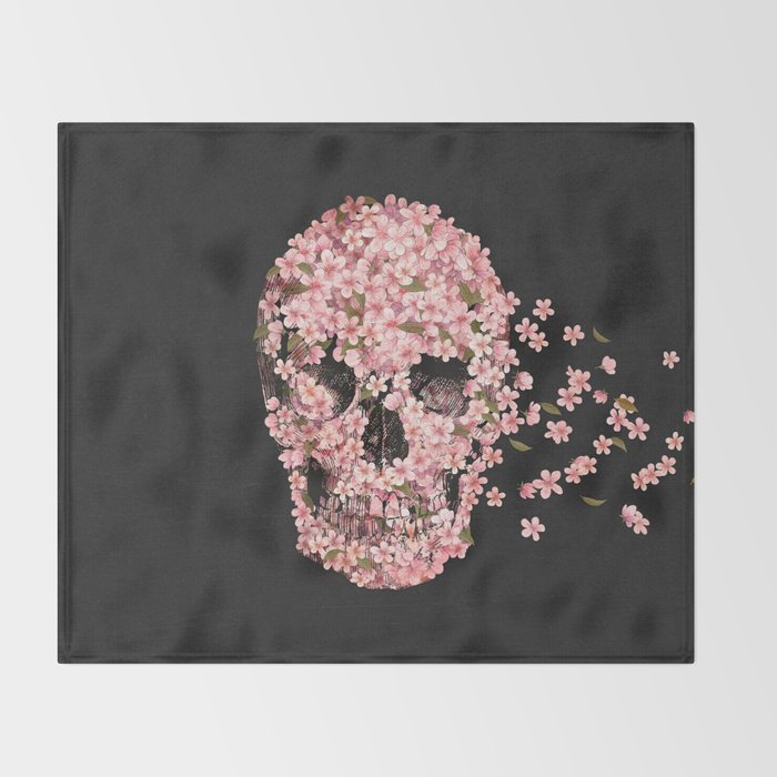 A Beautiful Death Throw Blanket by igo2cairo Society6