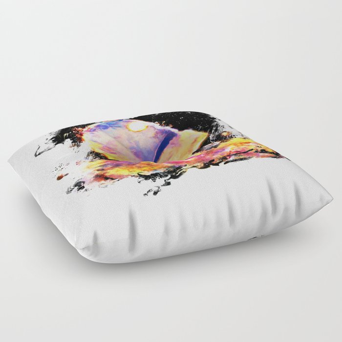 Colorful Giant Floor Pillow By Ururuty