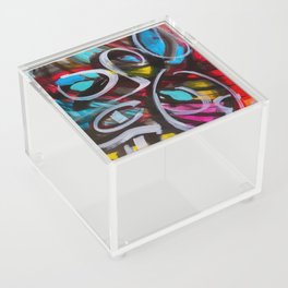 Abstract Painting Strokes Energy Tribal Acrylic Box