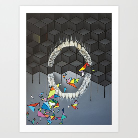 Teeth Art Print