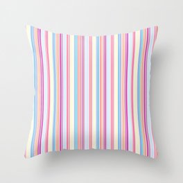 Vertical Stripes 3 Throw Pillow