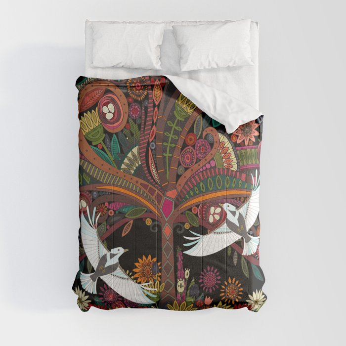 tree of life black Comforter