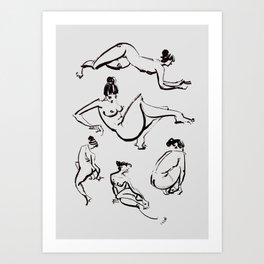ink only  Art Print