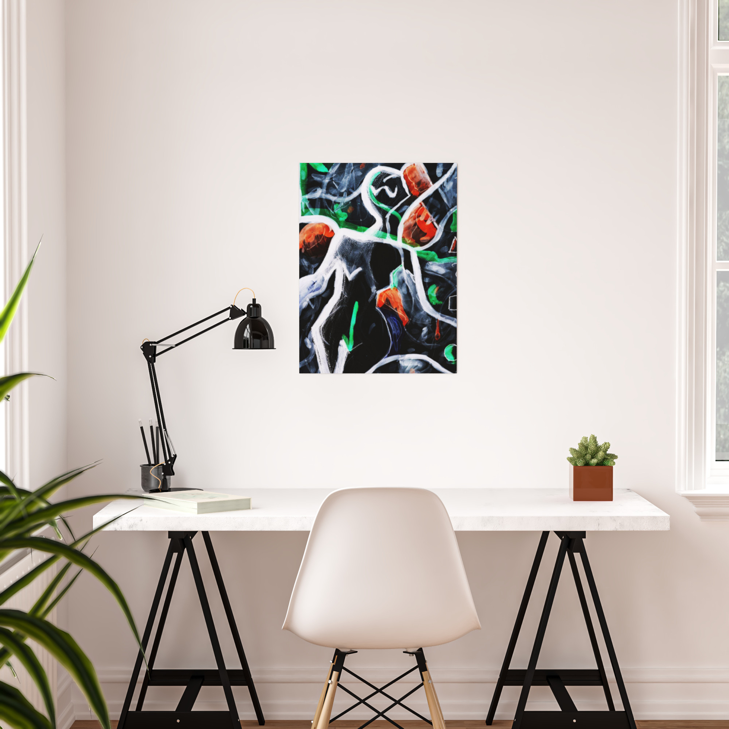 Woman Body Shape Abstract Painting Poster By Draartist Society6