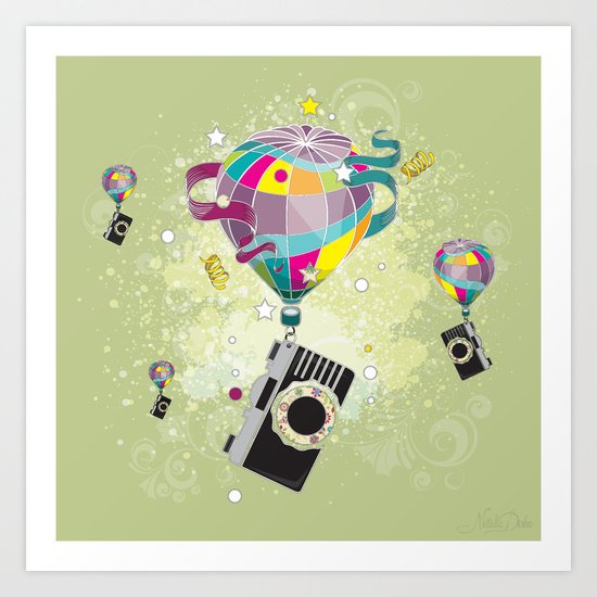 Traveling camera Art Print